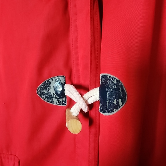 Alfred Dunner Red Toggle Jacket - Picture 3 of 5